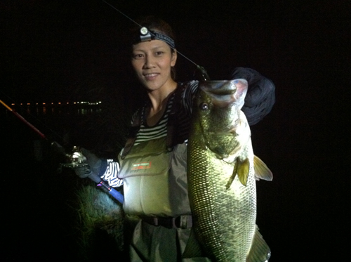 琵琶湖夜釣り
